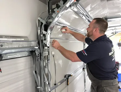 Noisy Garage Door Fix in Oxford, CT